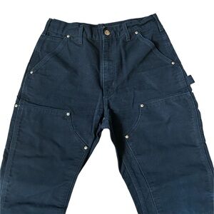 Black Carhartt double knee Carpenter Jeans